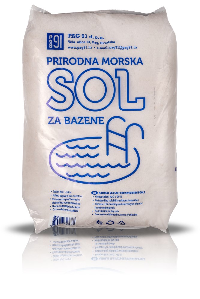 prirodna morska so za bazene